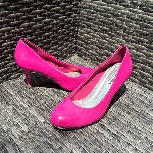 Bright Pink Pumps